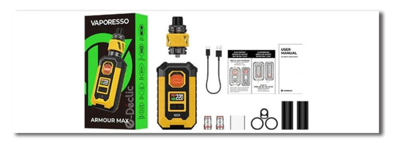 cigarette-electronique-kit-armour-max-accessoires-vaporesso-E-Déclic
